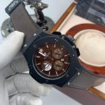 HUBLOT CLASSIC MEN'S LEATHER STEEL LUXURY WRISTWATCH 8