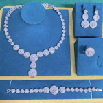 original zirconia jewelry set