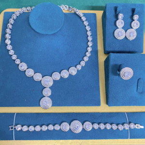 original zirconia jewelry set