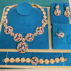 zirconia jewelry set